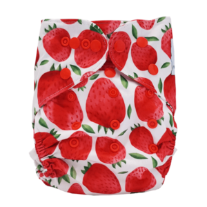 Couche lavable TE2 Fraise