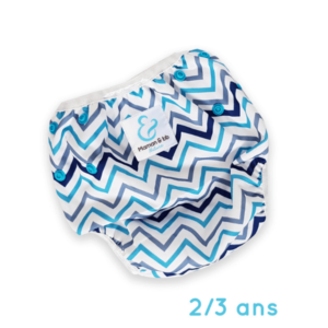 Couche de bain 2/3 ans Chevron