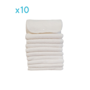 Lot de 10 inserts en bambou et microfibre Te2